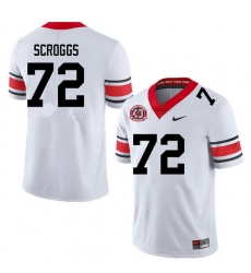 Men #72 Griffin Scroggs Georgia Bulldogs College Football Jerseys Sale-40th Anniversary Men #72 Griffin Scroggs Georgia Bulldogs College Football Jerseys Sale-40th Anniversary