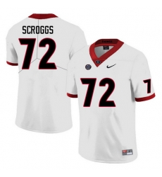 Men #72 Griffin Scroggs Georgia Bulldogs College Football Jerseys Sale-White Anniversary Men #72 Griffin Scroggs Georgia Bulldogs College Football Jerseys Sale-White Anniversary