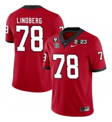 Men #78 Chad Lindberg Georgia Bulldogs 2022-23 CTP National Championship Football Jerseys Men #78 Chad Lindberg Georgia Bulldogs 2022-23 CTP National Championship Football Jerseys