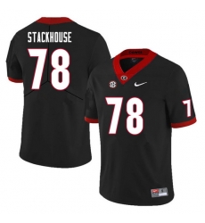 Men #78 Nazir Stackhouse Georgia Bulldogs College Football Jerseys Sale-Black Men #78 Nazir Stackhouse Georgia Bulldogs College Football Jerseys Sale-Black