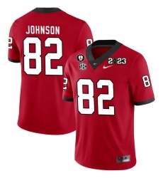 Men #82 Logan Johnson Georgia Bulldogs 2022-23 CTP National Championship Football Jerseys Men #82 Logan Johnson Georgia Bulldogs 2022-23 CTP National Championship Football Jerseys