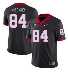Men #84 Ladd McConkey Georgia Bulldogs College Football Jerseys Stitched-Black Men #84 Ladd McConkey Georgia Bulldogs College Football Jerseys Stitched-Black