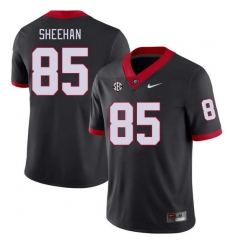 Men #85 Drew Sheehan Georgia Bulldogs College Football Jerseys Stitched-Black Men #85 Drew Sheehan Georgia Bulldogs College Football Jerseys Stitched-Black
