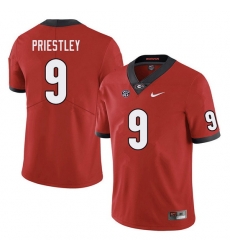Men #9 Nathan Priestley Georgia Bulldogs College Football Jerseys Sale-Red Men #9 Nathan Priestley Georgia Bulldogs College Football Jerseys Sale-Red