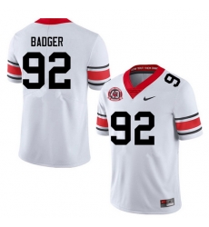 Men #92 Liam Badger Georgia Bulldogs College Football Jerseys Sale-40th Anniversary Men #92 Liam Badger Georgia Bulldogs College Football Jerseys Sale-40th Anniversary