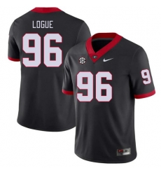 Men #96 Zion Logue Georgia Bulldogs College Football Jerseys Stitched-Black Men #96 Zion Logue Georgia Bulldogs College Football Jerseys Stitched-Black