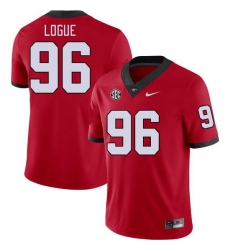 Men #96 Zion Logue Georgia Bulldogs College Football Jerseys Stitched-Red Men #96 Zion Logue Georgia Bulldogs College Football Jerseys Stitched-Red