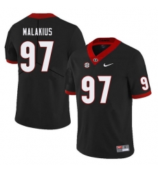 Men #97 Tyler Malakius Georgia Bulldogs College Football Jerseys Sale-Black Men #97 Tyler Malakius Georgia Bulldogs College Football Jerseys Sale-Black