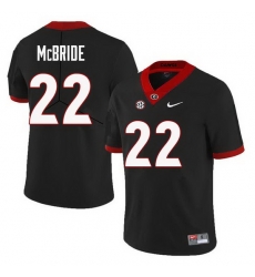 Men Georgia Bulldogs #22 Nate McBride College Football Jerseys Sale-Black Men Georgia Bulldogs #22 Nate McBride College Football Jerseys Sale-Black