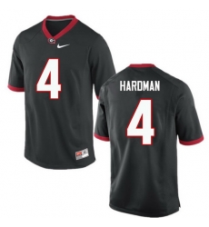Men Georgia Bulldogs #4 Mecole Hardman College Football Jerseys-Black Men Georgia Bulldogs #4 Mecole Hardman College Football Jerseys-Black