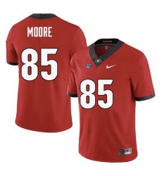 Men Georgia Bulldogs #85 Cameron Moore College Football Jerseys Sale-Red Men Georgia Bulldogs #85 Cameron Moore College Football Jerseys Sale-Red
