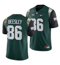 Michigan State Spartans Drew Beesley Green College Football Men Jersey Michigan State Spartans Drew Beesley Green College Football Men Jersey