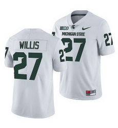 Michigan State Spartans Khari Willis White Nfl Limited Men Jersey Michigan State Spartans Khari Willis White Nfl Limited Men Jersey
