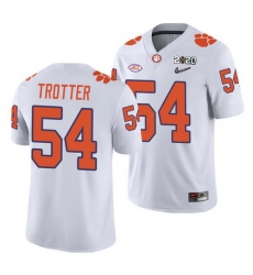 Clemson Tigers Mason Trotter White College Football Men'S Jersey Clemson Tigers Mason Trotter White College Football Men'S Jersey