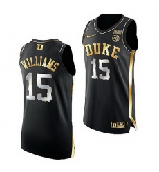 Duke Blue Devils Mark Williams Black Golden Edition 2021 22Authentic Basketball Jersey Duke Blue Devils Mark Williams Black Golden Edition 2021 22Authentic Basketball Jersey