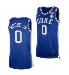 Duke Blue Devils Wendell Moore Jr. Royal College Basketball 2021 22Authentic Jersey Duke Blue Devils Wendell Moore Jr. Royal College Basketball 2021 22Authentic Jersey
