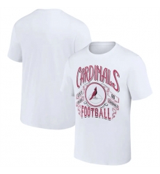 Men Arizona Cardinals White X Darius Rucker Collection Vintage Football T Shirt Men Arizona Cardinals White X Darius Rucker Collection Vintage Football T Shirt