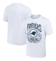 Men Carolina Panthers White X Darius Rucker Collection Vintage Football T Shirt Men Carolina Panthers White X Darius Rucker Collection Vintage Football T Shirt