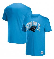 Men Carolina Panthers X Staple Blue Logo Lockup T Shirt Men Carolina Panthers X Staple Blue Logo Lockup T Shirt