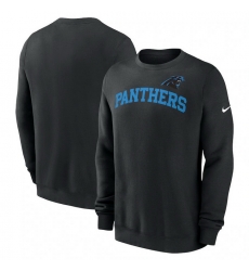 Men Nike Black Carolina Panthers Club Pullover Sweatshirt Men Nike Black Carolina Panthers Club Pullover Sweatshirt