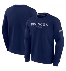 Men Fanatics Navy Denver Broncos Elements Unlimited Fleece Pullover Sweatshirt Men Fanatics Navy Denver Broncos Elements Unlimited Fleece Pullover Sweatshirt