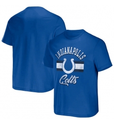 Men Indianapolis Colts Blue X Darius Rucker Collection Stripe T Shirt Men Indianapolis Colts Blue X Darius Rucker Collection Stripe T Shirt