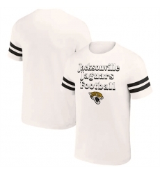 Men Jacksonville Jaguars Cream X Darius Rucker Collection Vintage T Shirt Men Jacksonville Jaguars Cream X Darius Rucker Collection Vintage T Shirt