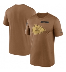 Men Kansas City Chiefs 2023 Brown Salute To Service Legend Performance T Shirt Men Kansas City Chiefs 2023 Brown Salute To Service Legend Performance T Shirt