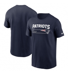 Men New England Patriots Navy Division Essential T Shirt Men New England Patriots Navy Division Essential T Shirt
