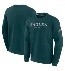 Men Fanatics Midnight Green Philadelphia Eagles Elements Unlimited Fleece Pullover Sweatshirt Men Fanatics Midnight Green Philadelphia Eagles Elements Unlimited Fleece Pullover Sweatshirt