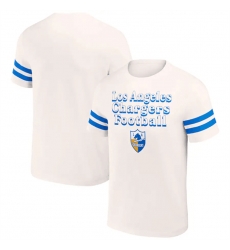 Men Los Angeles Chargers Cream X Darius Rucker Collection Vintage T Shirt Men Los Angeles Chargers Cream X Darius Rucker Collection Vintage T Shirt