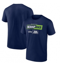 Men Seattle Seahawks Navy X Bud Light T Shirt Men Seattle Seahawks Navy X Bud Light T Shirt