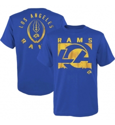 Men Los Angeles Rams Blue Preschool Liquid Camo Logo T Shirt Men Los Angeles Rams Blue Preschool Liquid Camo Logo T Shirt