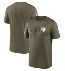 Men Los Angeles Rams Olive 2022 Salute To Service Legend Team T Shirt Men Los Angeles Rams Olive 2022 Salute To Service Legend Team T Shirt
