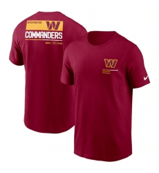 Men Washington Commanders Burgundy Team Incline T Shirt Men Washington Commanders Burgundy Team Incline T Shirt