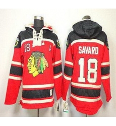 Chicago Blackhawks 18 Denis Savard Red Lace-Up NHL Jersey Hoodies Chicago Blackhawks 18 Denis Savard Red Lace-Up NHL Jersey Hoodies