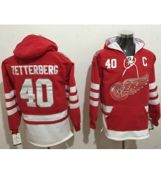 Men Detroit Red Wings 40 Henrik Zetterberg Red Name 26 Number Pullover NHL Hoodie Men Detroit Red Wings 40 Henrik Zetterberg Red Name 26 Number Pullover NHL Hoodie