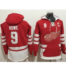 Men Detroit Red Wings 9 Gordie Howe Red Name 26 Number Pullover NHL Hoodie Men Detroit Red Wings 9 Gordie Howe Red Name 26 Number Pullover NHL Hoodie
