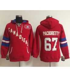 Montreal Canadiens 67 Max Pacioretty Red Women Old Time Heidi NHL Hoodie Montreal Canadiens 67 Max Pacioretty Red Women Old Time Heidi NHL Hoodie