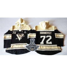 Men Pittsburgh Penguins 72 Patric Hornqvist Black Sawyer Hooded Sweatshirt 2017 Stanley Cup Finals Champions Stitched NHL Jersey Men Pittsburgh Penguins 72 Patric Hornqvist Black Sawyer Hooded Sweatshirt 2017 Stanley Cup Finals Champions Stitched NHL Jersey
