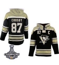 Men Pittsburgh Penguins 87 Sidney Crosby Black Sawyer Hooded Sweatshirt 2016 Stanley Cup Champions Stitched NHL Jersey Men Pittsburgh Penguins 87 Sidney Crosby Black Sawyer Hooded Sweatshirt 2016 Stanley Cup Champions Stitched NHL Jersey