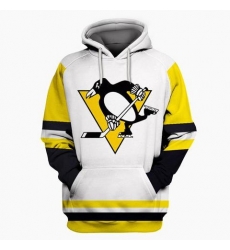 Men Pittsburgh Penguins White All Stitched Hooded Sweatshirt Men Pittsburgh Penguins White All Stitched Hooded Sweatshirt