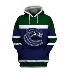 Men Vancouver Canucks Blue All Stitched Hooded Sweatshirt Men Vancouver Canucks Blue All Stitched Hooded Sweatshirt