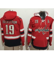 Men Washington Capitals 19 Nicklas Backstrom Red Name 26 Number Pullover NHL Hoodie Men Washington Capitals 19 Nicklas Backstrom Red Name 26 Number Pullover NHL Hoodie