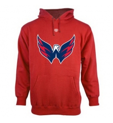 Men Washington Capitals Old Time Hockey Big Logo with Crest Pullover Men Washington Capitals Old Time Hockey Big Logo with Crest Pullover
