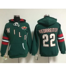 Minnesota Wild 22 Nino Niederreiter Green Women Old Time Heidi NHL Hoodie Minnesota Wild 22 Nino Niederreiter Green Women Old Time Heidi NHL Hoodie