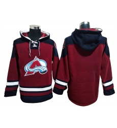 Men Colorado Avalanche Blank Red Stitched NHL Hoodie Men Colorado Avalanche Blank Red Stitched NHL Hoodie