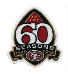 Stitched San Francisco 49ers 60th Season Jersey Patch (2006) Stitched San Francisco 49ers 60th Season Jersey Patch (2006)