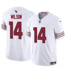 Men Arizona Cardinals 14 Michael Wilson White 2025 F U S E Vapor Untouchable Limited Stitched Jersey Men Arizona Cardinals 14 Michael Wilson White 2025 F U S E Vapor Untouchable Limited Stitched Jersey