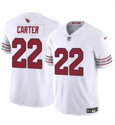 Men Arizona Cardinals 22 Michael Carter White 2023 F U S E Vapor Untouchable Limited Stitched Football Jersey Men Arizona Cardinals 22 Michael Carter White 2023 F U S E Vapor Untouchable Limited Stitched Football Jersey